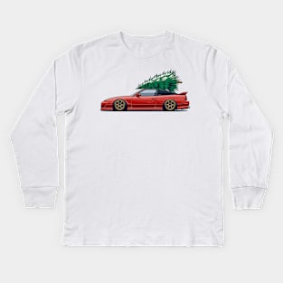 180 SX Xmas Kids Long Sleeve T-Shirt